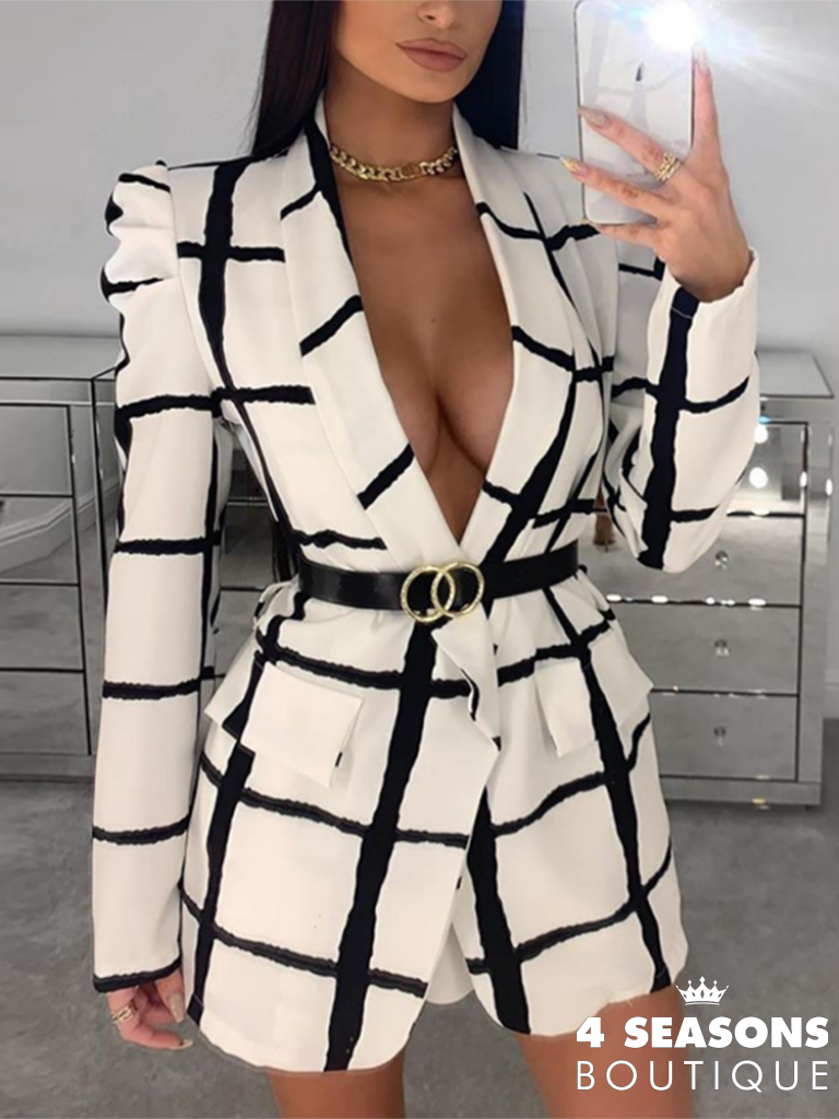 Blazer Magazine Branco / P