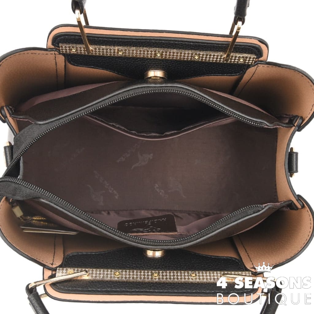 Women Soft Leather Handbags Luxury Designer 3 Layers Shoulder Crossbody Bags Ladies Large Capacity