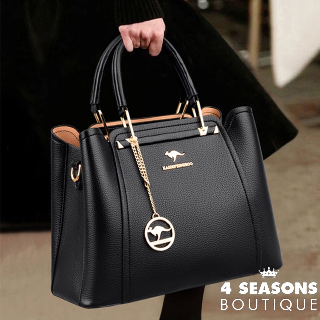 Women Soft Leather Handbags Luxury Designer 3 Layers Shoulder Crossbody Bags Ladies Large Capacity
