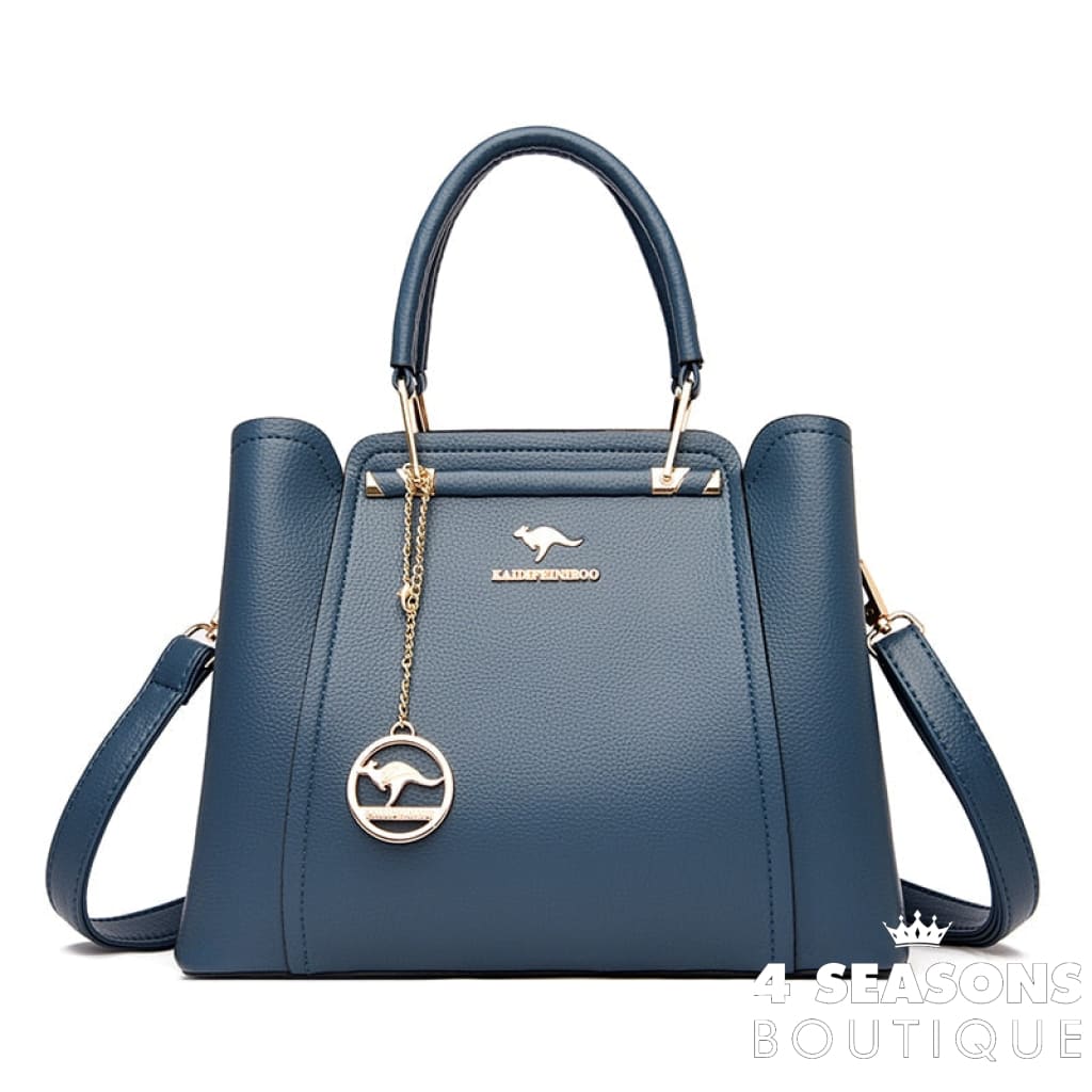 Women Soft Leather Handbags Luxury Designer 3 Layers Shoulder Crossbody Bags Ladies Large Capacity
