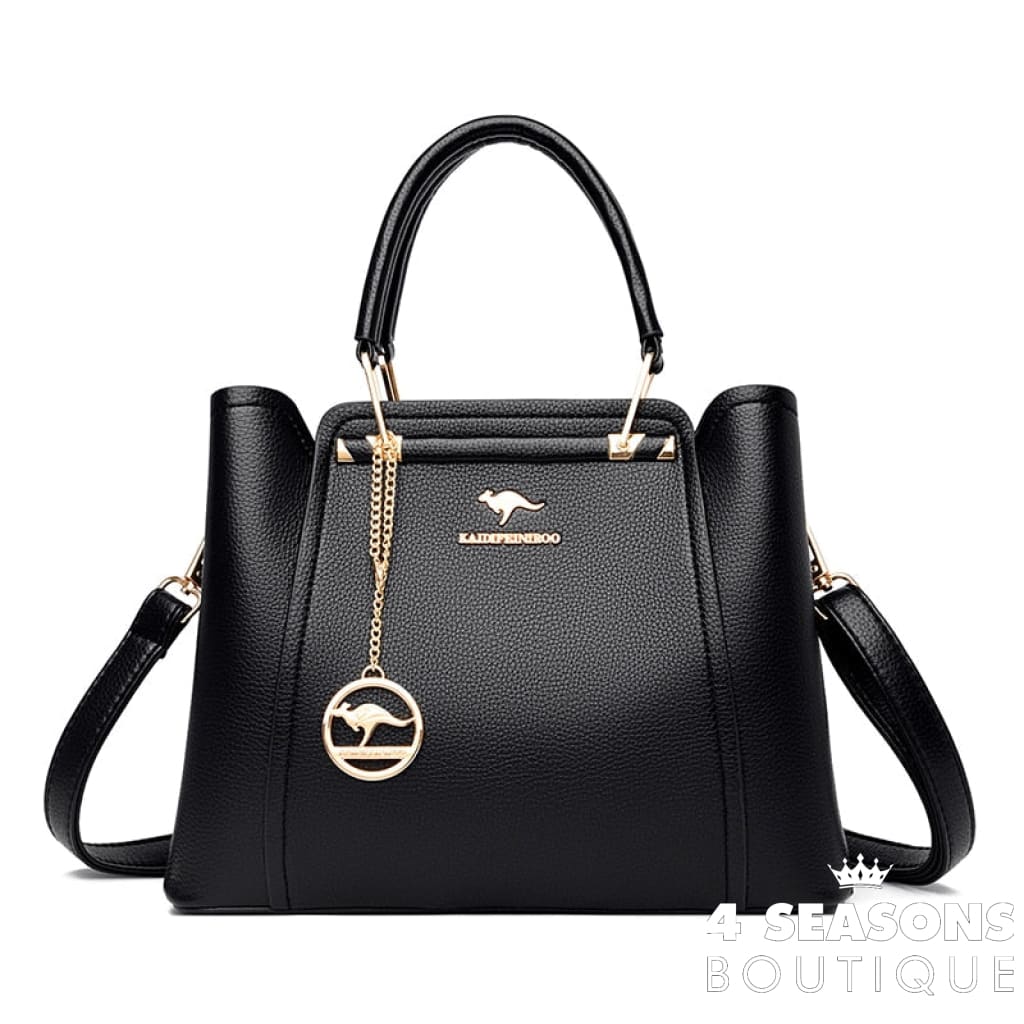 Women Soft Leather Handbags Luxury Designer 3 Layers Shoulder Crossbody Bags Ladies Large Capacity