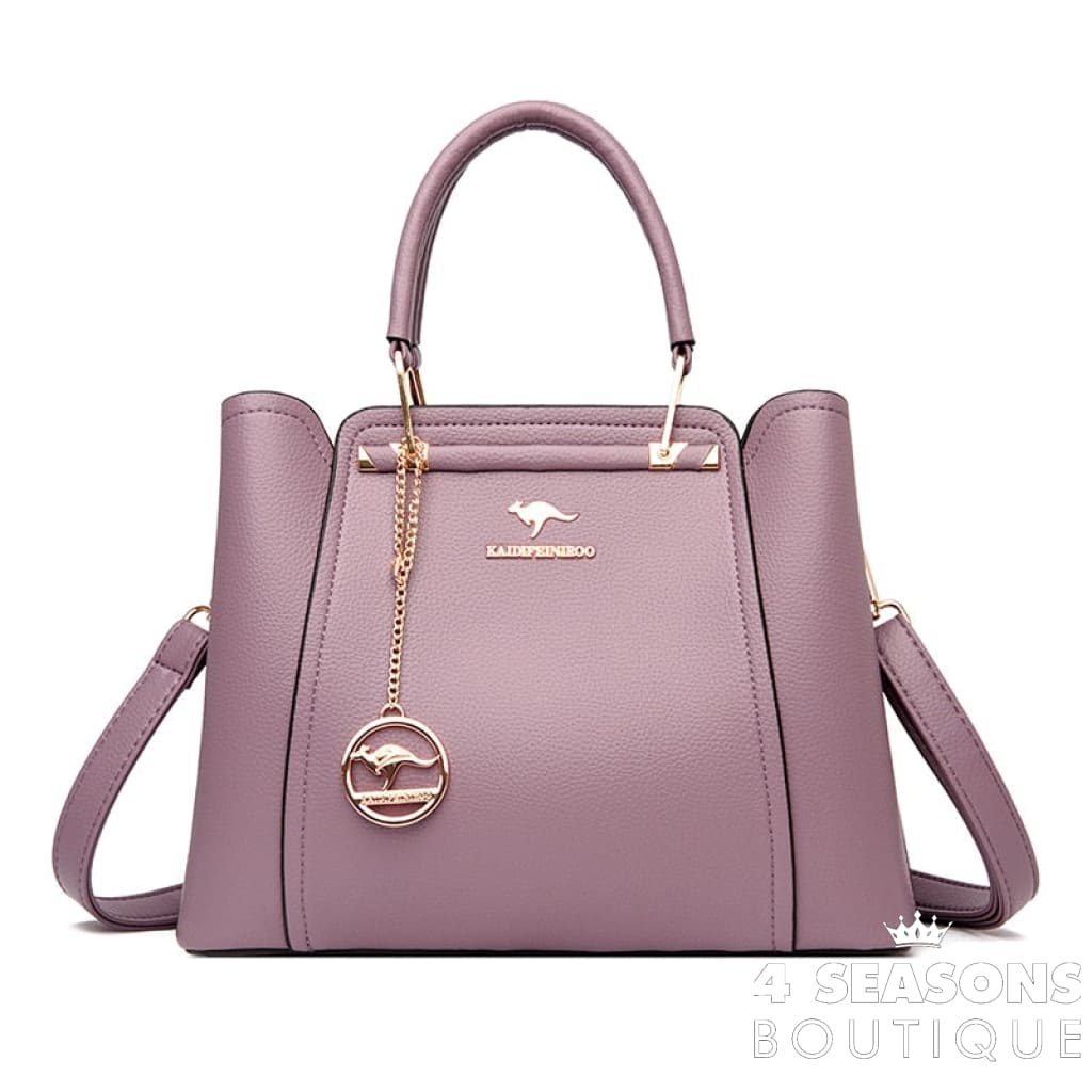 Women Soft Leather Handbags Luxury Designer 3 Layers Shoulder Crossbody Bags Ladies Large Capacity