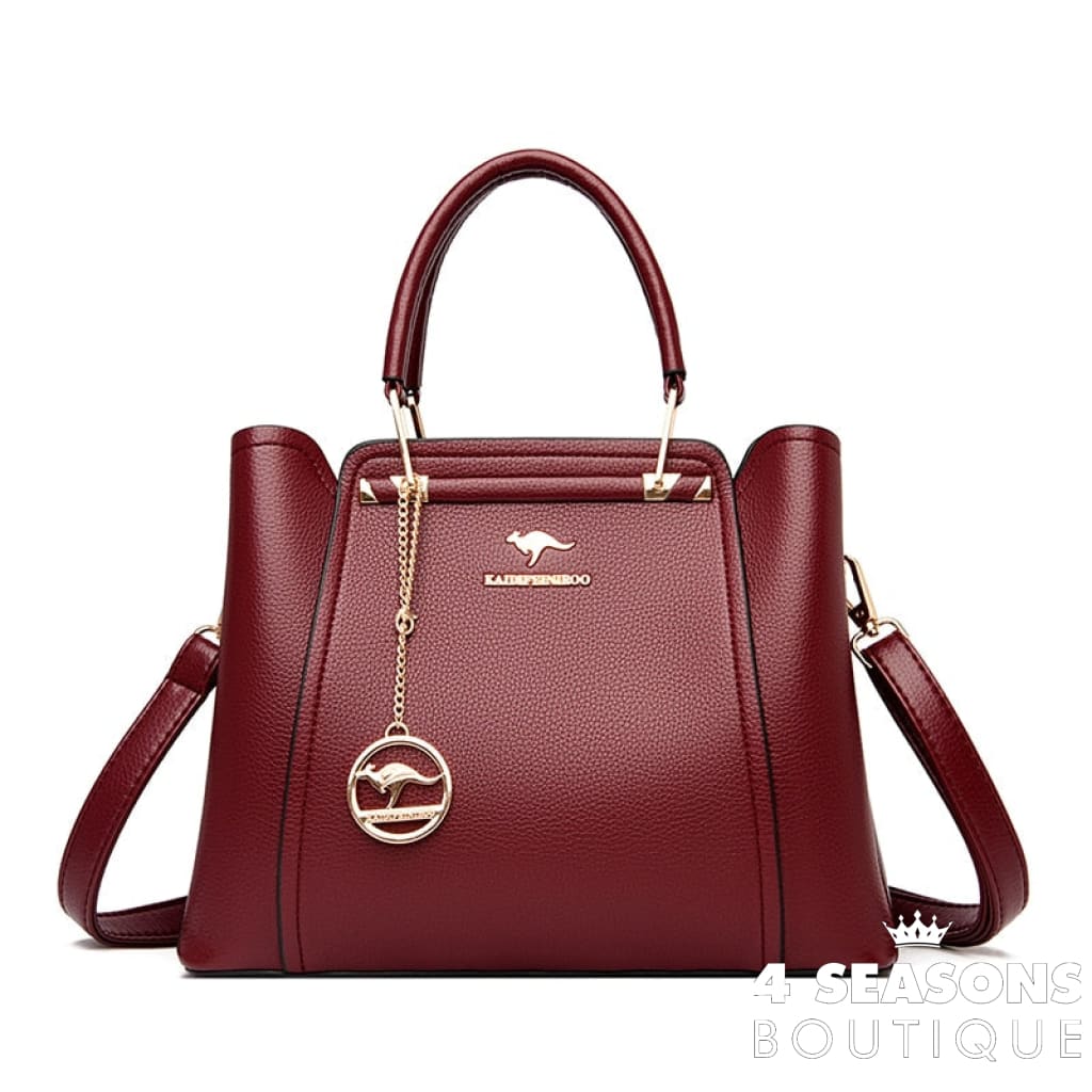 Women Soft Leather Handbags Luxury Designer 3 Layers Shoulder Crossbody Bags Ladies Large Capacity