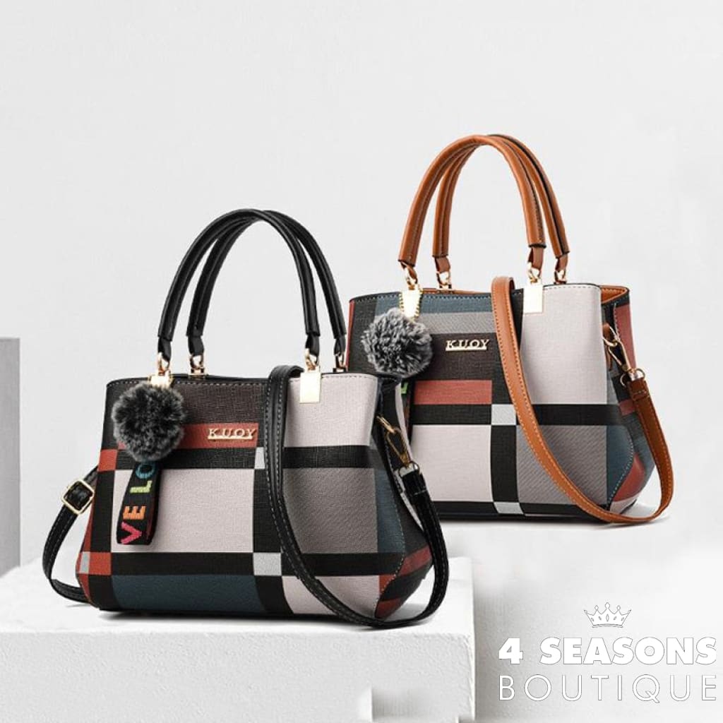 Luxury Vintage Shoulder Bags For Women Multi-Pocket Pu Leather Crossbody Bag Messenger Handbag Totes
