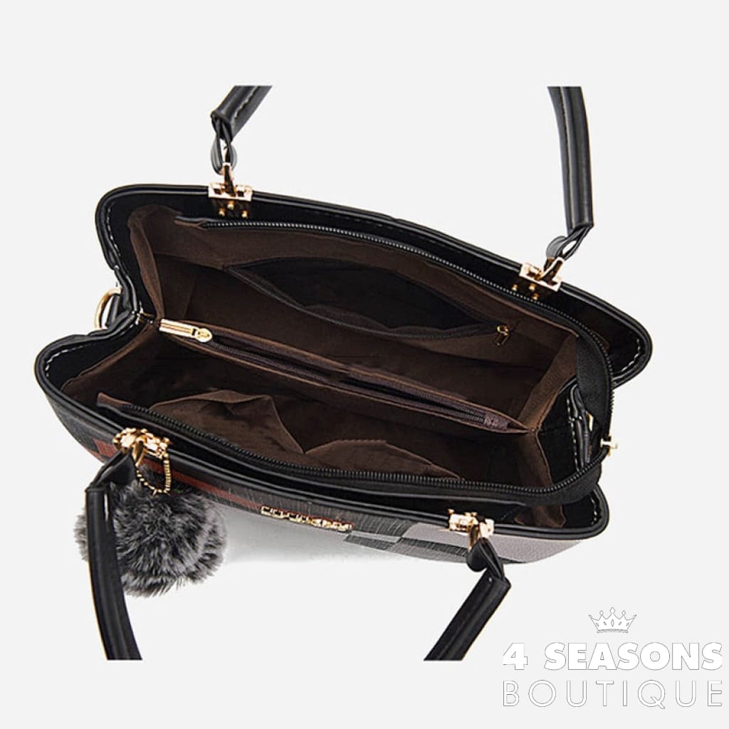 Luxury Vintage Shoulder Bags For Women Multi-Pocket Pu Leather Crossbody Bag Messenger Handbag Totes