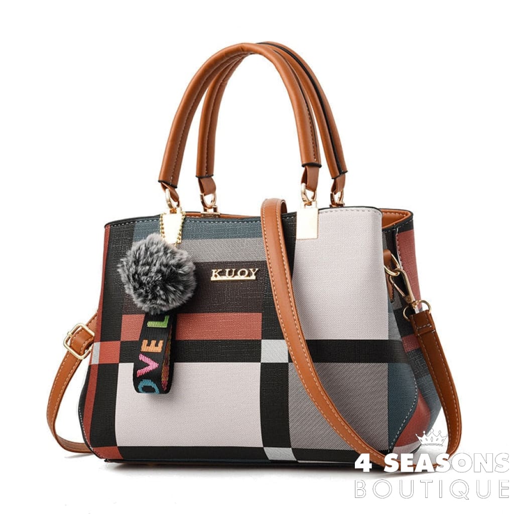 Luxury Vintage Shoulder Bags For Women Multi-Pocket Pu Leather Crossbody Bag Messenger Handbag Totes
