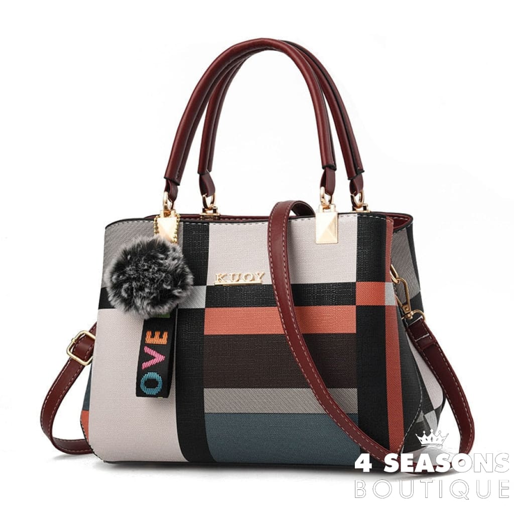Luxury Vintage Shoulder Bags For Women Multi-Pocket Pu Leather Crossbody Bag Messenger Handbag Totes