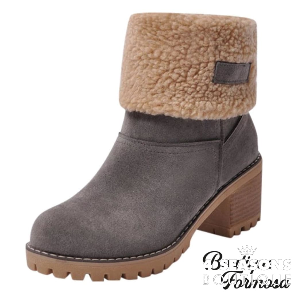 Bota Fleece Cinza / 33 200000998