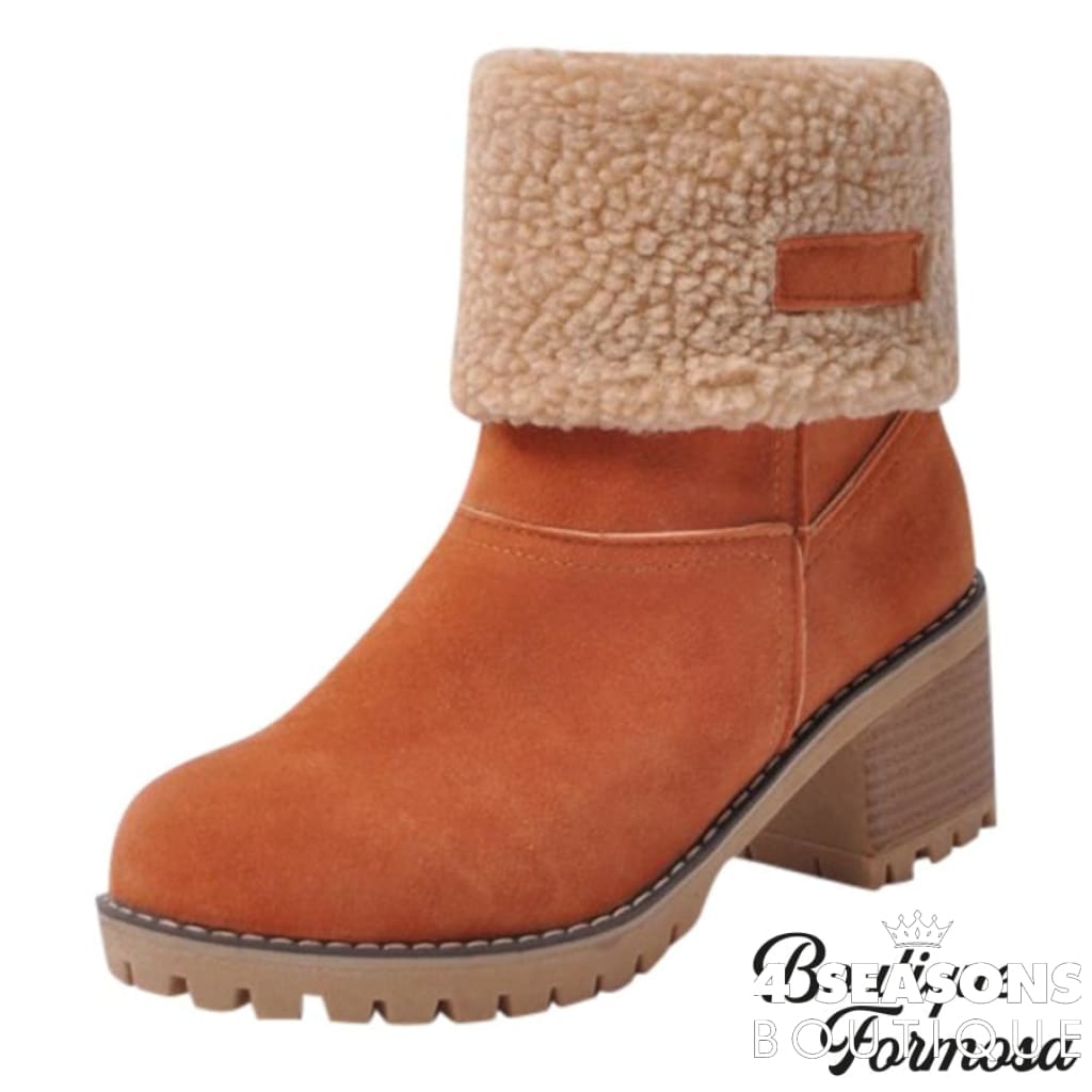 Bota Fleece Laranja / 33 200000998