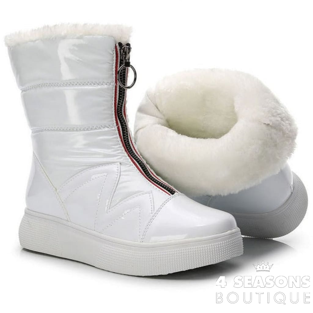 Bota Fluffy Branco / 34