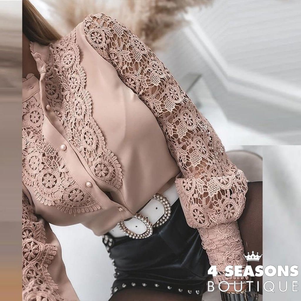 Camisa bordada Ayla - 4 Seasons Boutique
