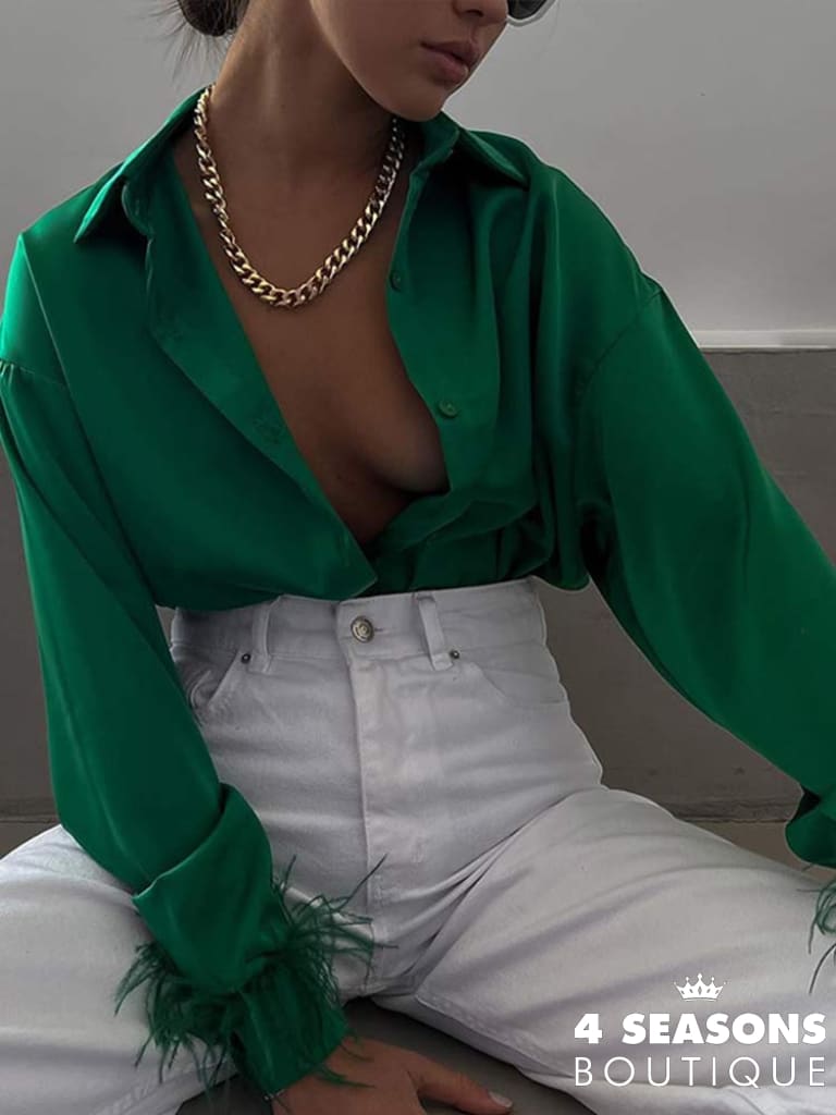 Camisa Cetim Manoela