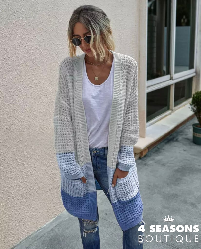 Cardigan Catalúnia Gelo Listrado / P