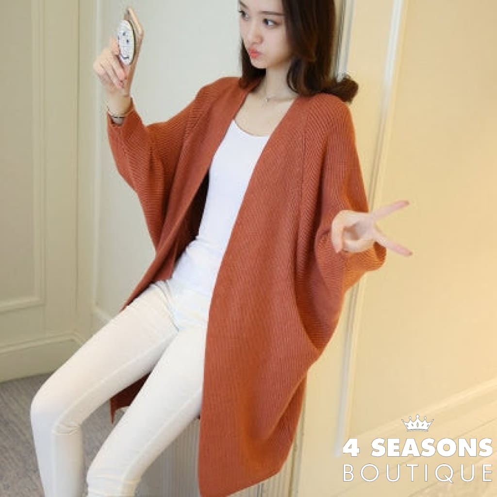 Cardigan Luxo Mana P / Ferrugem