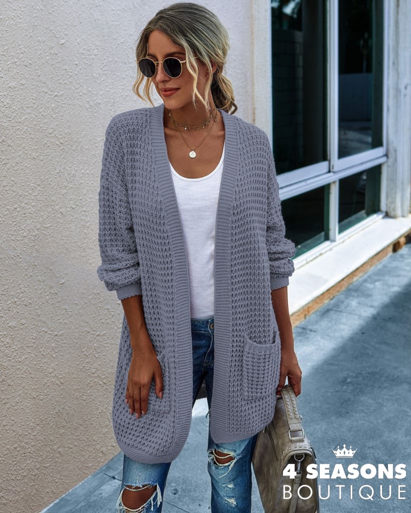 Cardigan Village Cinza / P