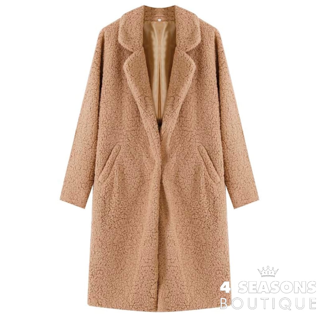 2022 Autumn Long Winter Coat Woman Faux Fur Women Warm Ladies Teddy Jacket Female Plush Outwear