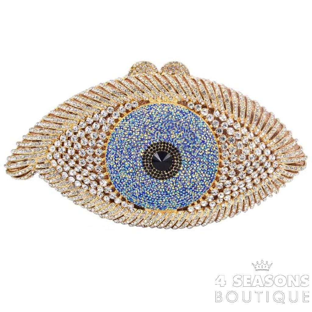 Clutche Cristais Olho Grego - 4 Seasons Boutique