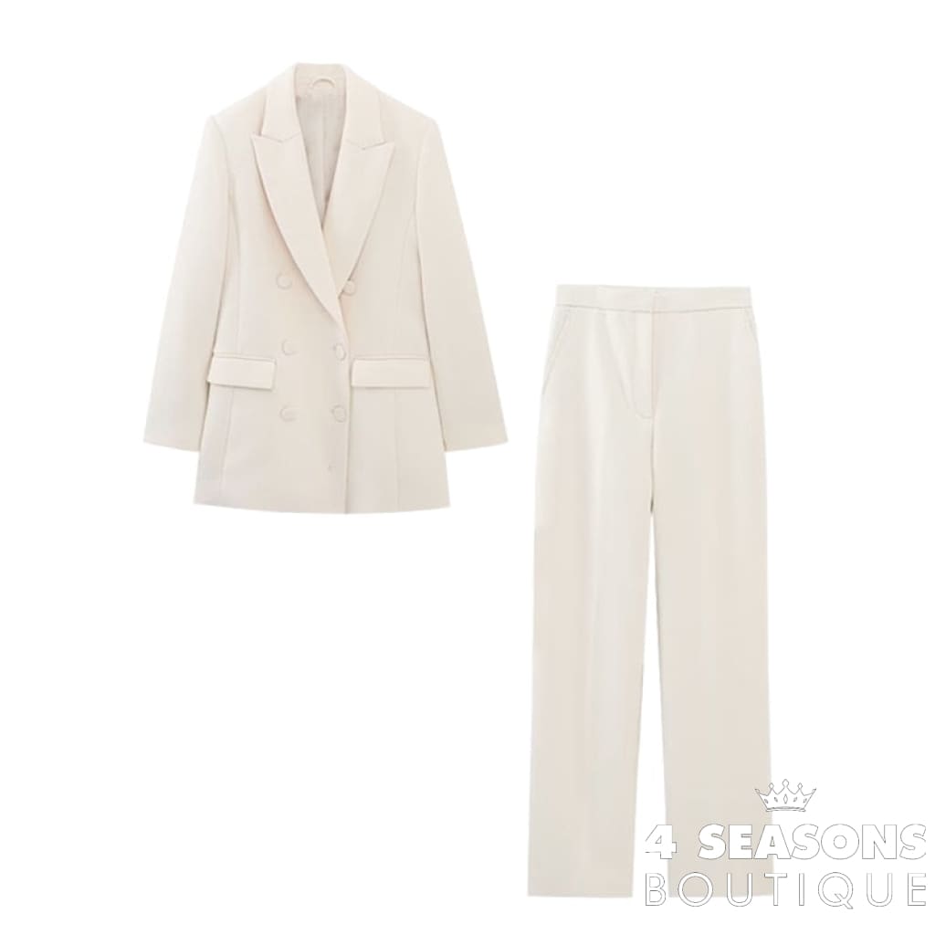 Conjunto 3 Peças Parisiense (Colete+Calça+Blazer) Blazer + Calça / Pp