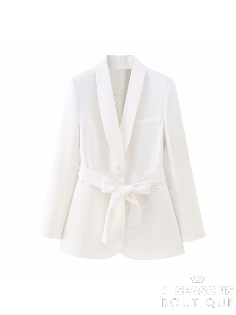 Conjunto Alfaiataria Téssya White-Blazer / Xs China