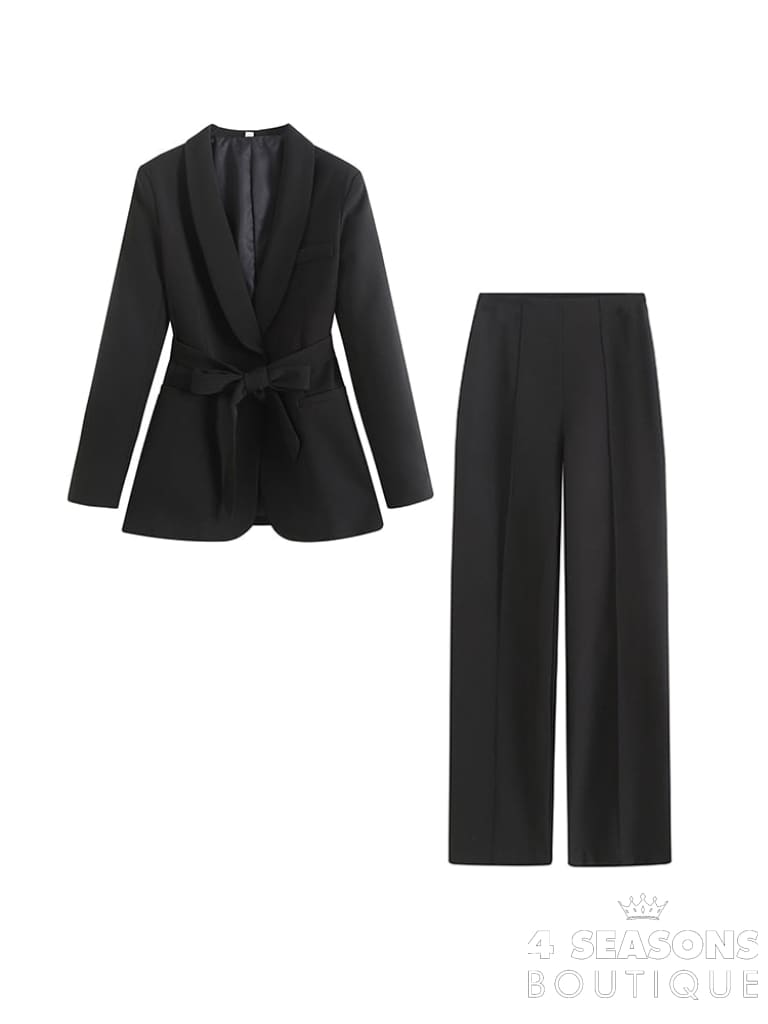 Conjunto Alfaiataria Téssya Black-Set / Xs China