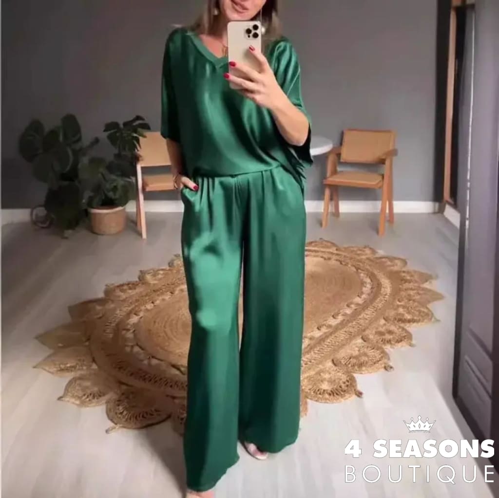 Wefads Two Piece Set Women Summer Casual Chic Printed V Neck Sleeveless Suspender Backless Lace Up