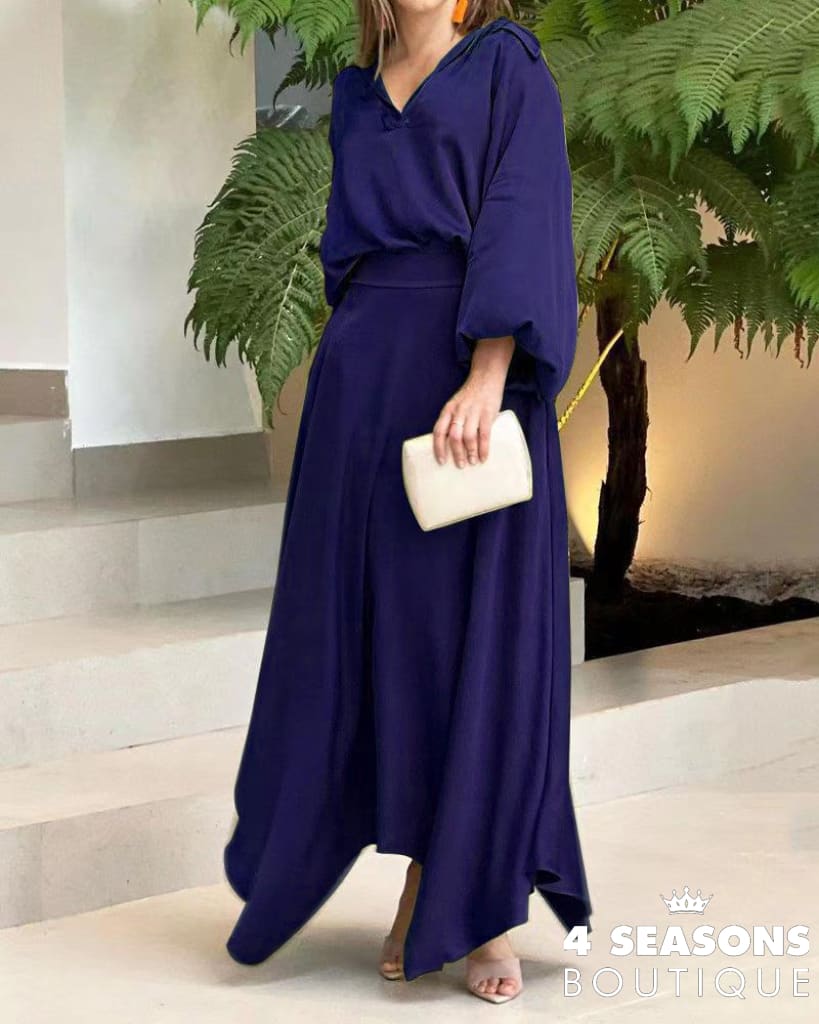 Conjunto Dalila Azul / P
