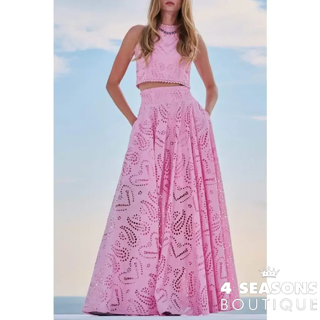 Conjunto De Laise Briana Rosa / P