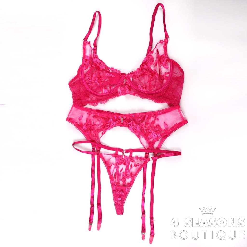 Conjunto Faby Vermelho Rose / P