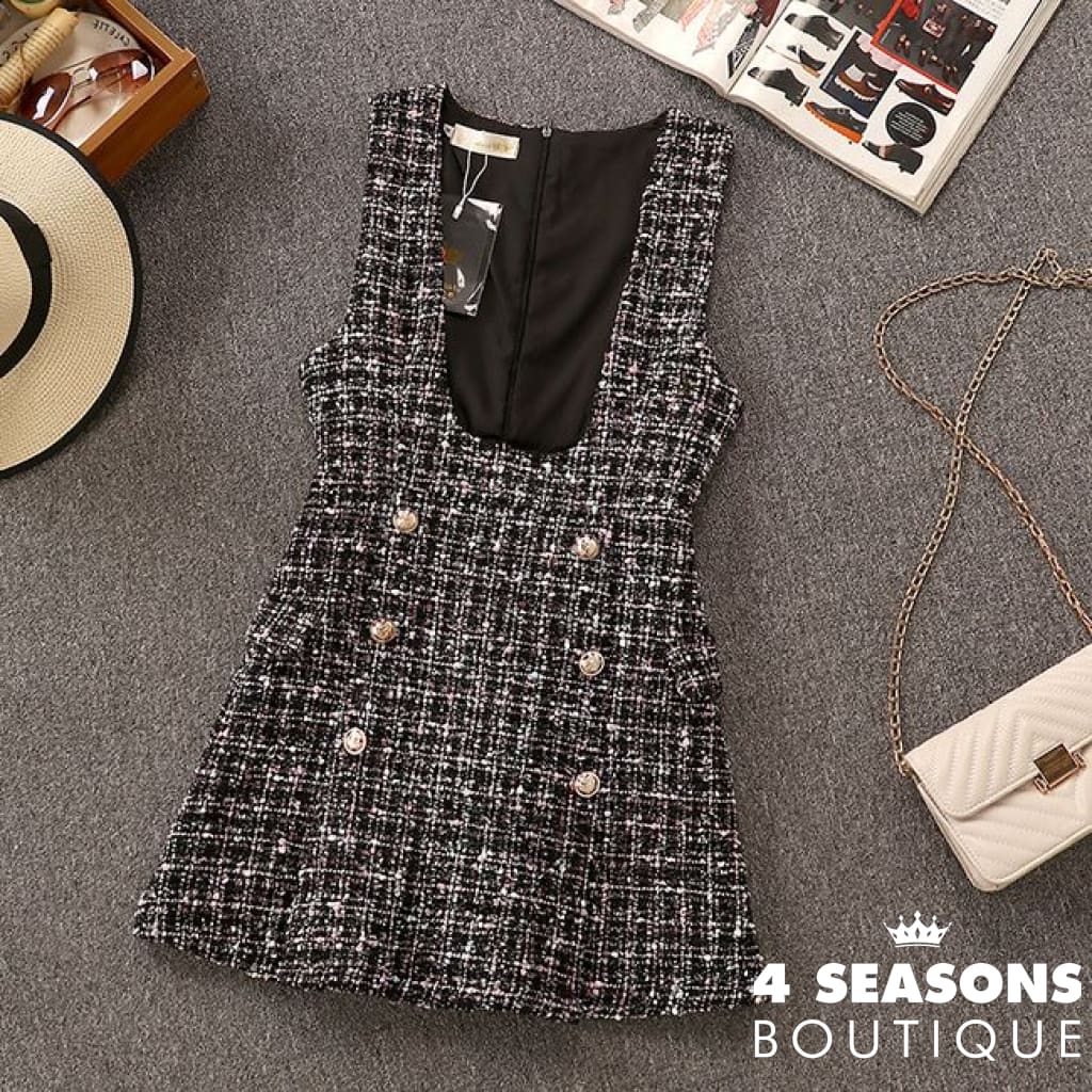 2021 Autumn Winter 2 Piece Set Overalls Dress Women Elegant Ruffles Chiffon Bow Shirt Top+Double