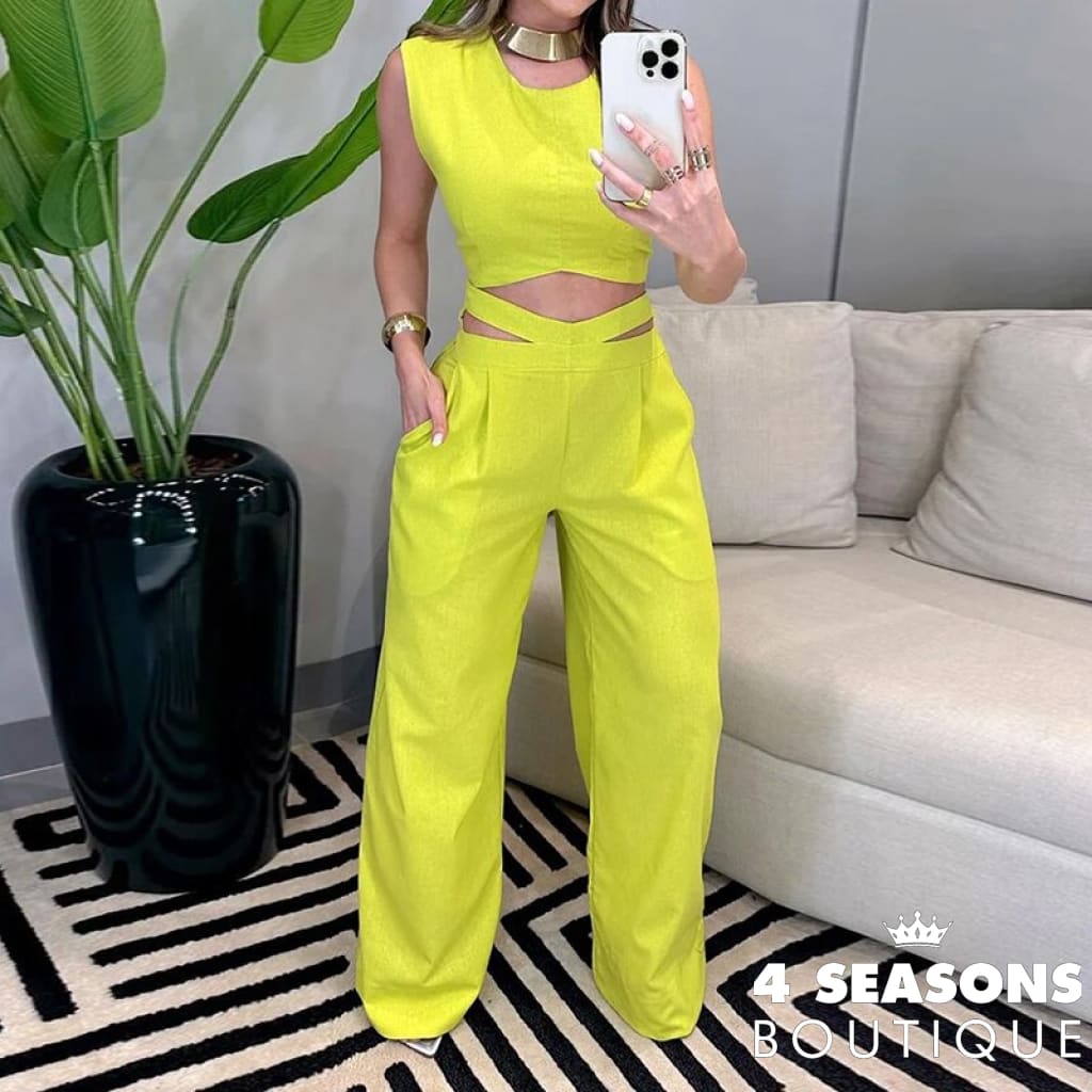 Conjunto Laura Amarelo / P