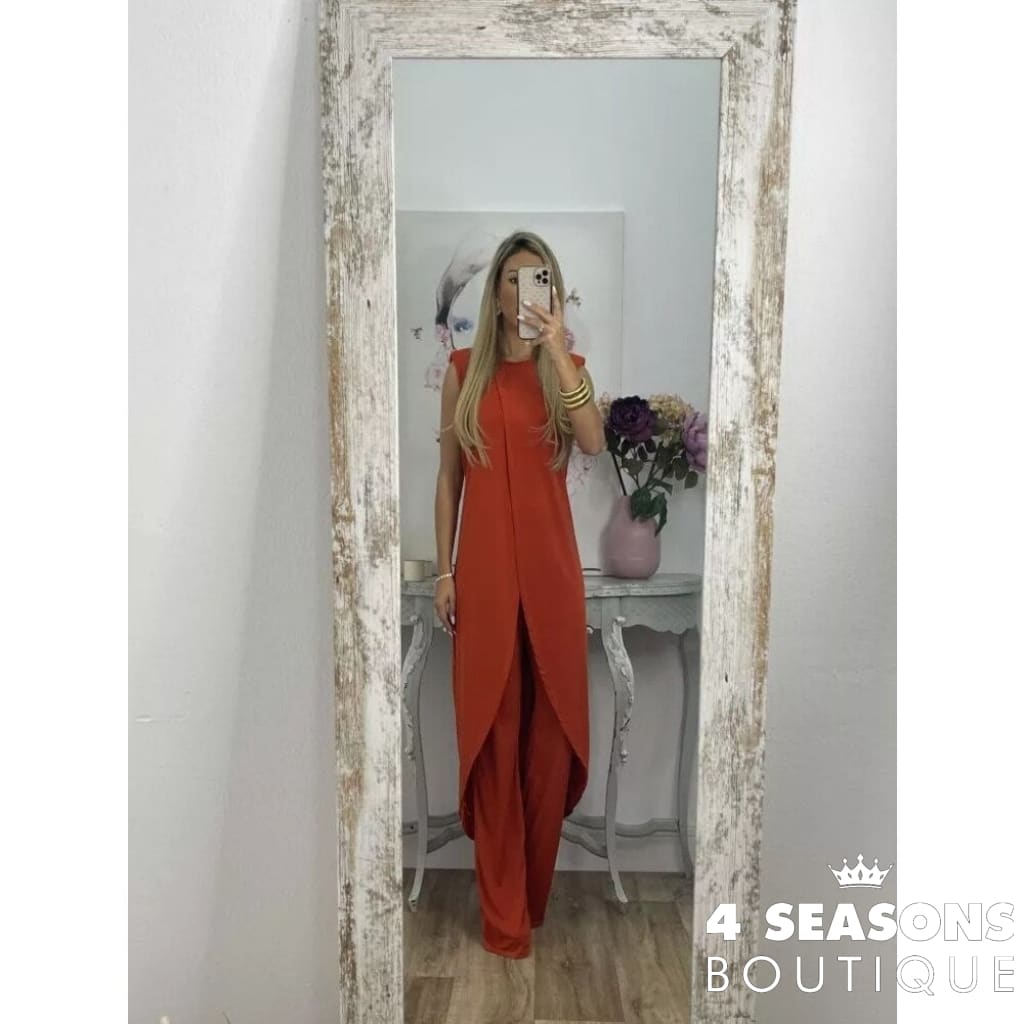 Conjunto Pluma Vermelho / P