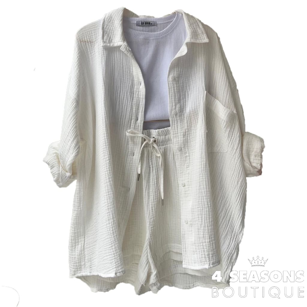 Conjunto Rihanna White / S