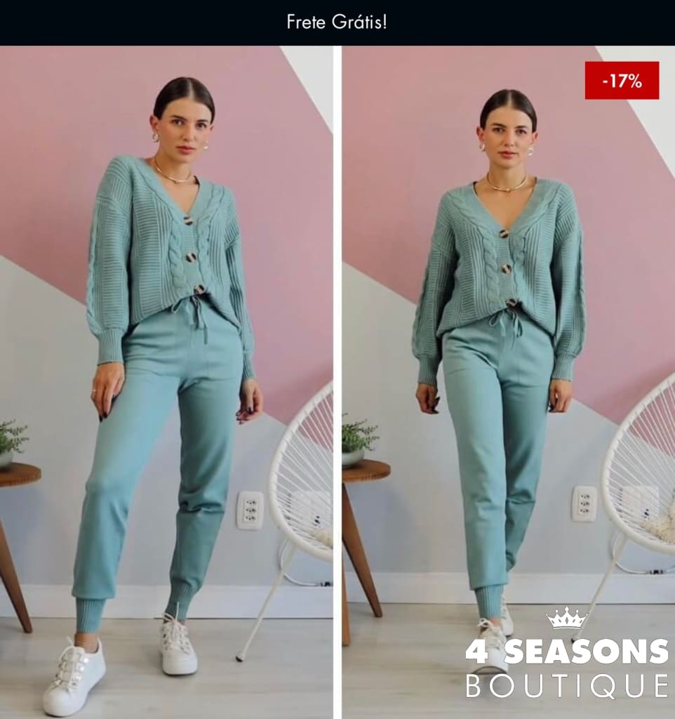 Conjunto Tricô Tânia