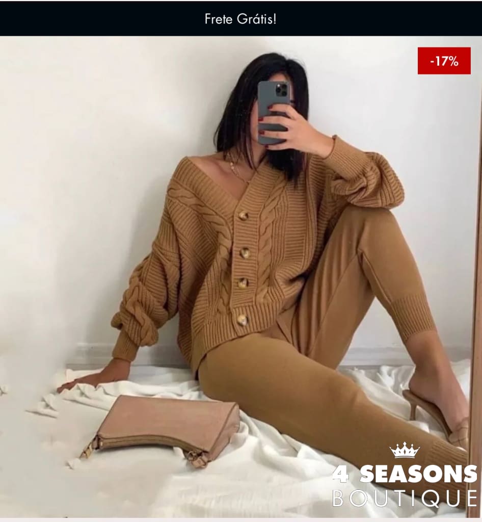 Conjunto Tricô Tânia