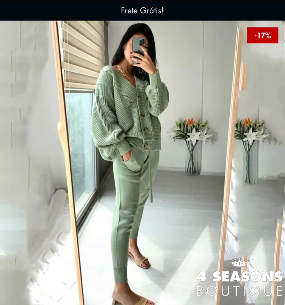 Conjunto Tricô Tânia
