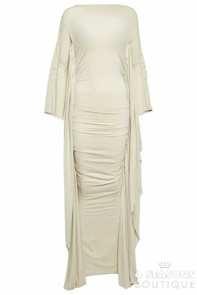 Lilgiuy Tight Sleeved Maxi Dress