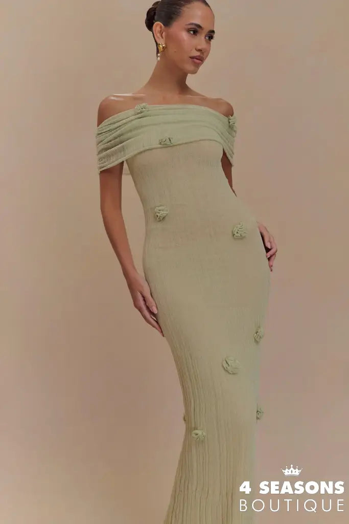 Orchid Knit Maxi Dress