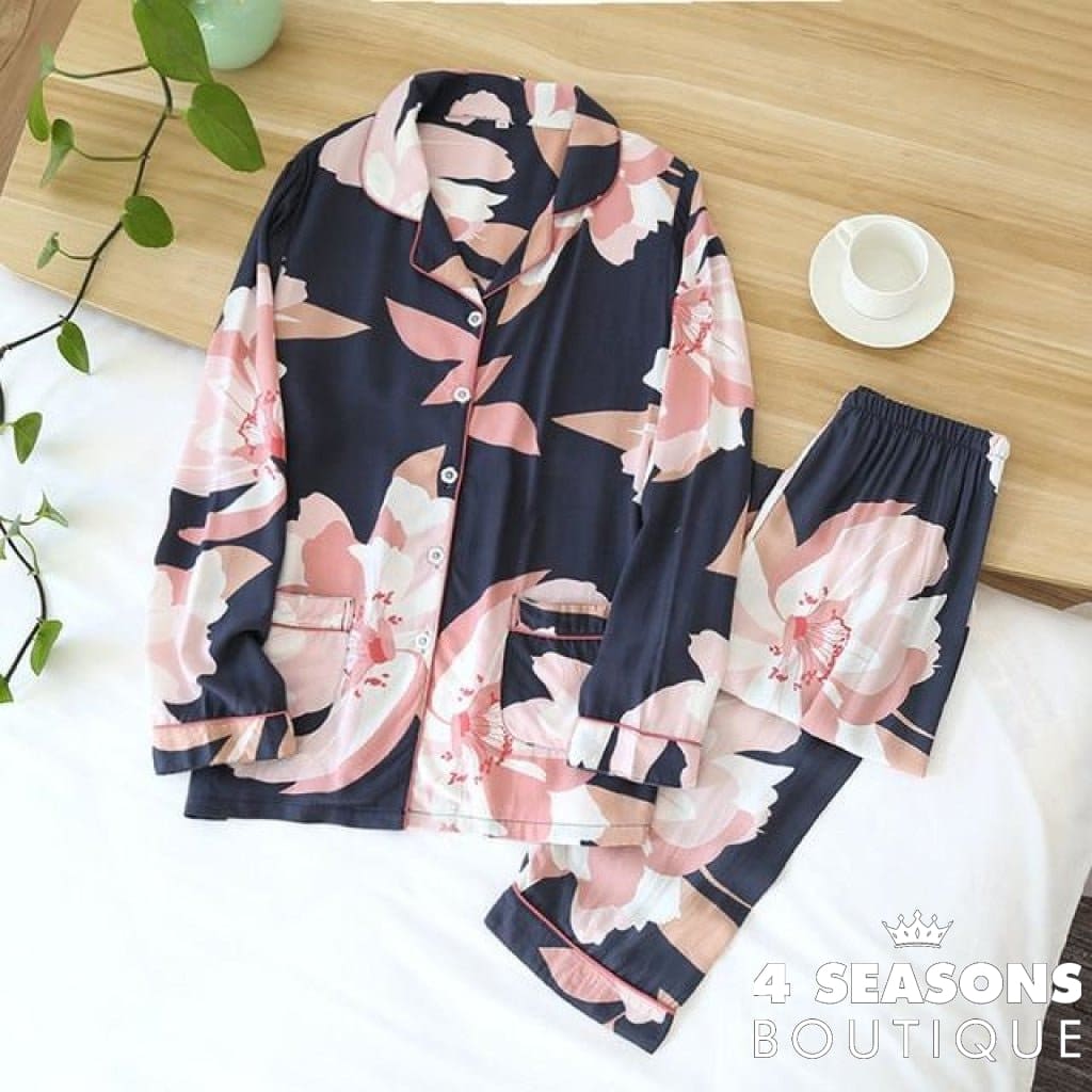 Pijama Longo Ella - 4 Seasons Boutique