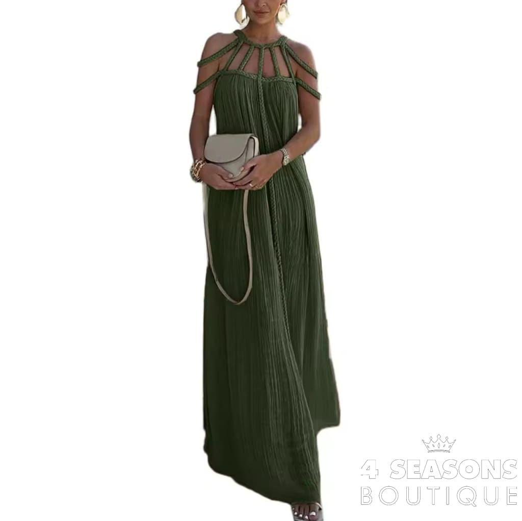 Vestido Carle Verde Militar / Único (P-Gg)