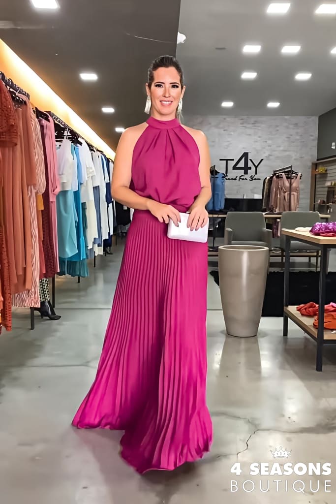 Vestido Giordana Rosa / P