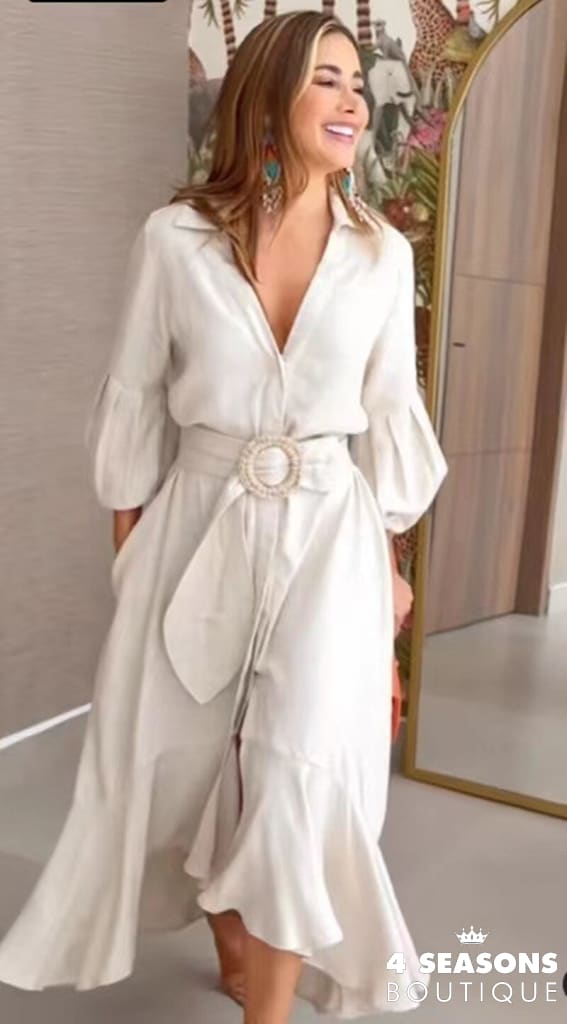Vestido Katy Branco / P