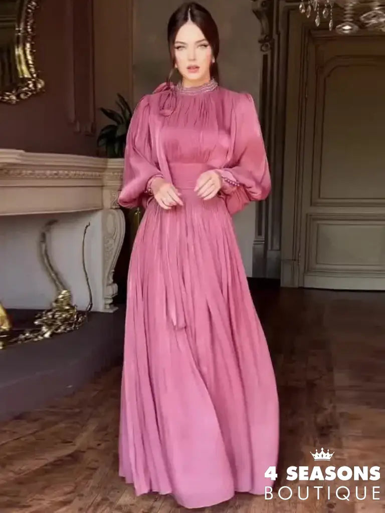Vestido Khalifa Rosa Escuro / P