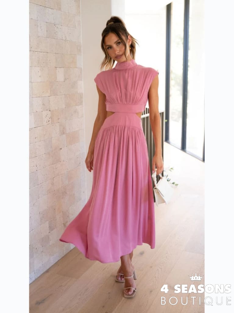 Vestido Midi Eloah Long-Pink / S