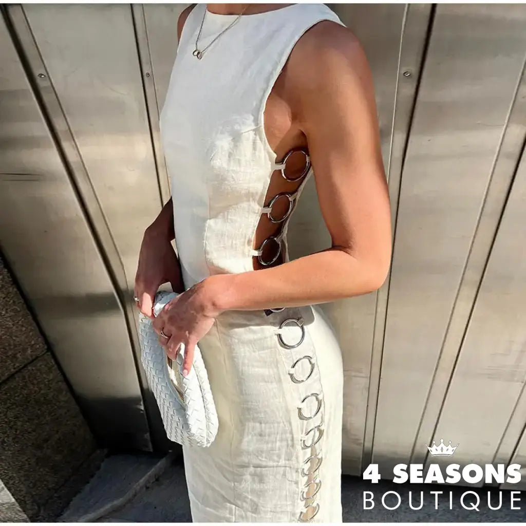 Vestido Napolitano Off White / M