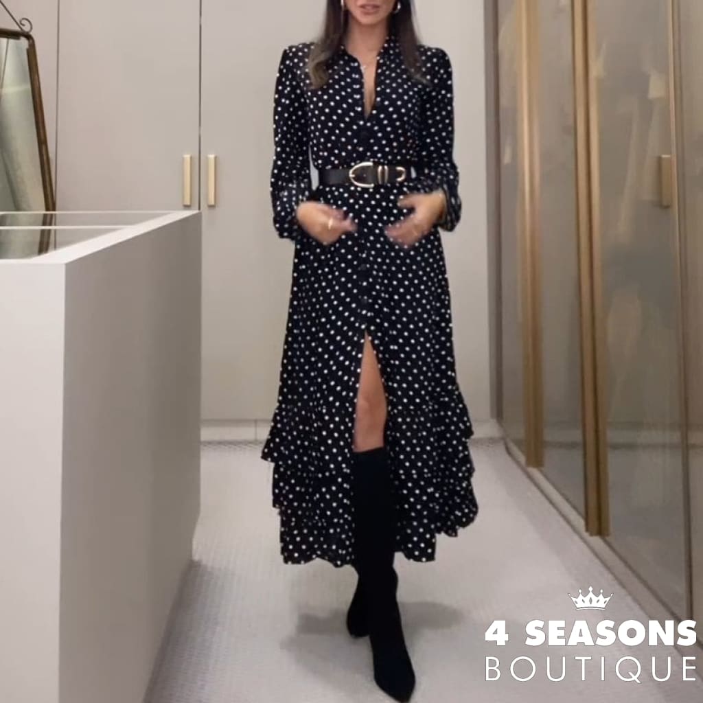 Vestido Poá Gardênia