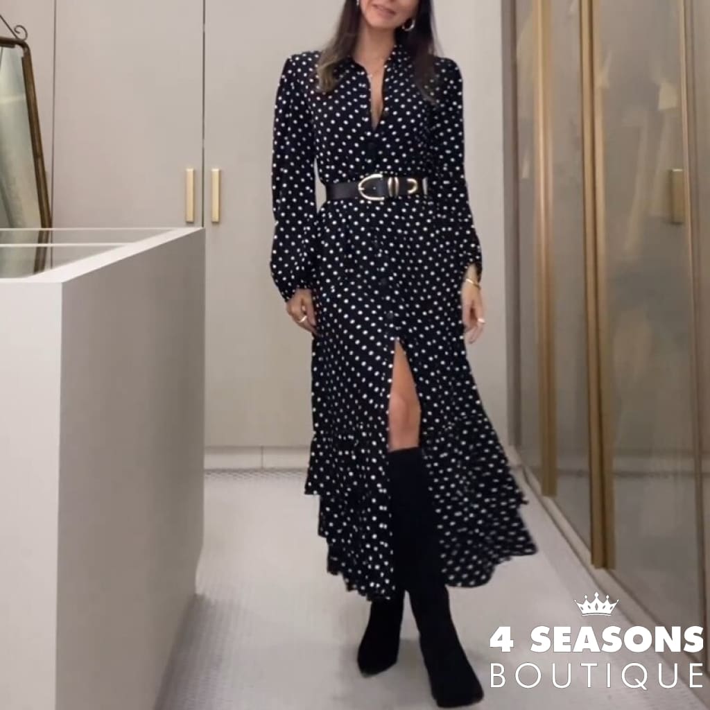 Vestido Poá Gardênia