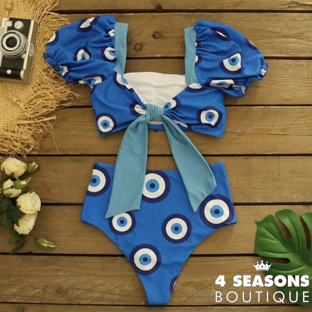 Bíquini e Saída de Praia - Olho Grego - 4 Seasons Boutique