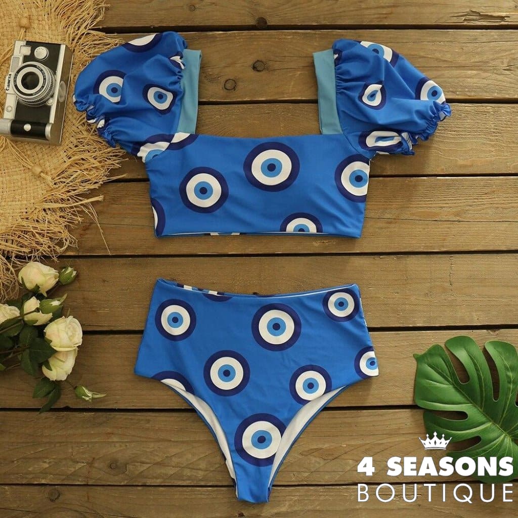 Bíquini e Saída de Praia - Olho Grego - 4 Seasons Boutique