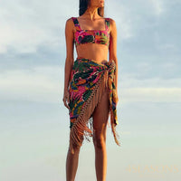Bikini + Pareo with exclusive print
