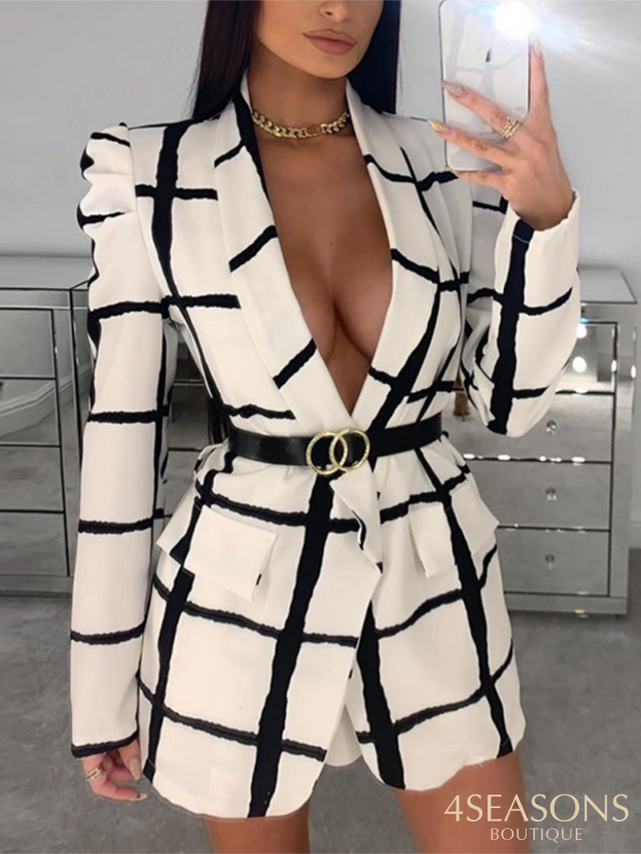 Blazer Magazine Branco / P